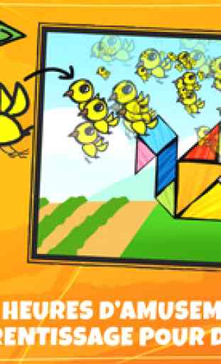 Puzzles Tangram Pour Enfants et les Tout-petits: Safari 3