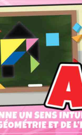 Puzzles Tangrams Swipea Pour Enfants: Alphabets 1