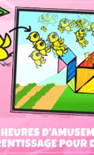 Puzzles Tangrams Swipea Pour Enfants: Alphabets 3