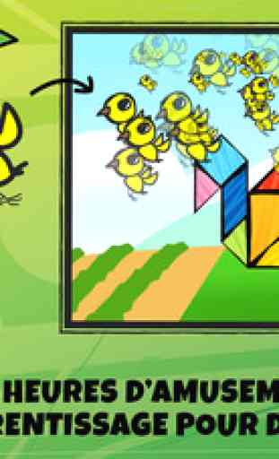 Puzzles Tangrams Swipea Pour Enfants: Animaux Sauvages 3