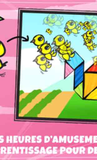 Puzzles Tangrams Swipea Pour Enfants: Chats 2 3