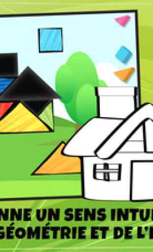 Puzzles Tangrams Swipea Pour Enfants: Immeubles & Maisons 1
