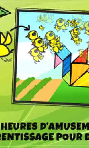 Puzzles Tangrams Swipea Pour Enfants: Immeubles & Maisons 3