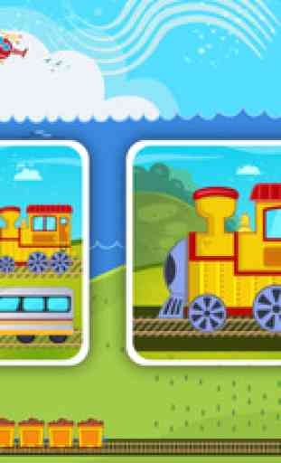 Trains et transports pour enfants - Puzzles 1