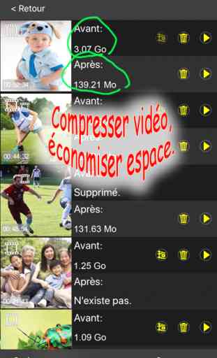 Compresser Vidéo Stockage 2