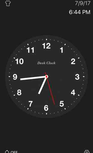 Desk Clock - Horloge Analogue 1
