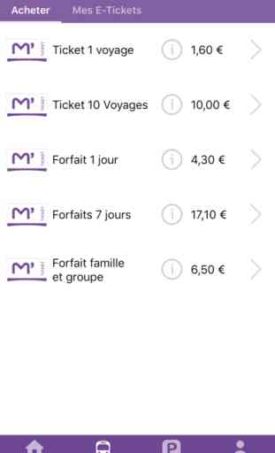 M'Ticket - Ticket mobile TaM 2