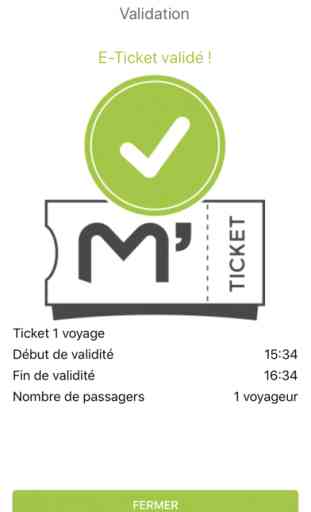 M'Ticket - Ticket mobile TaM 3