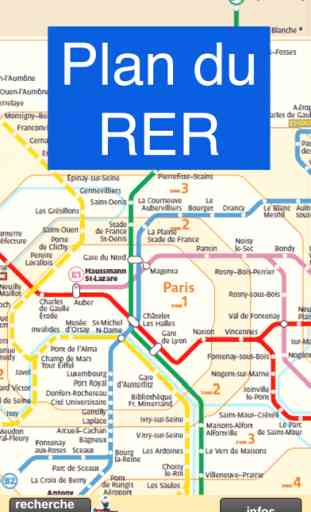 Métro RER de Paris - plan et tinéraire optimal 4