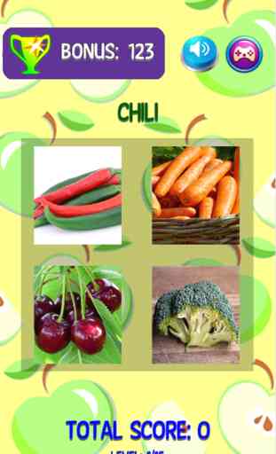 Apprendre les noms de divers fruits et légumes en anglais: l'éducation de la petite enfance pour les enfants en bas âge, préscolaire et à la maternelle 2