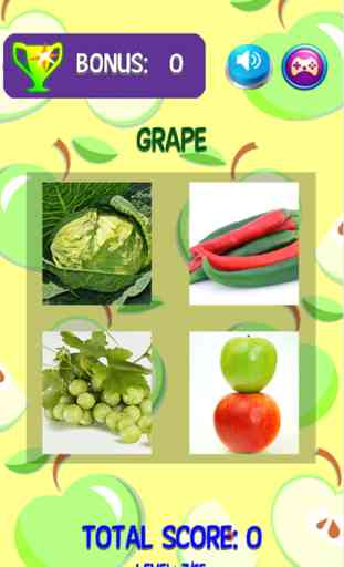 Apprendre les noms de divers fruits et légumes en anglais: l'éducation de la petite enfance pour les enfants en bas âge, préscolaire et à la maternelle 3