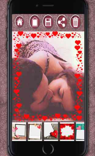 Cadres photo amour - amour cadres Photomontage pour éditer vos images romantiques 1