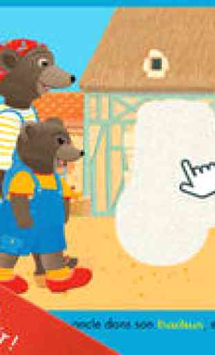 Les animaux de la ferme avec Petit Ours Brun : jeux éducatifs. Application enfants de 2 à 6 ans. 2