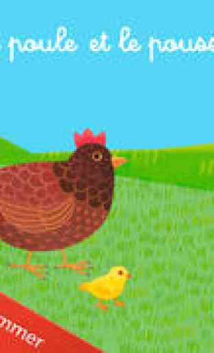 Les animaux de la ferme avec Petit Ours Brun : jeux éducatifs. Application enfants de 2 à 6 ans. 4