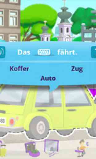 Apprend l'allemand – La ville des mots 2