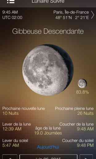 Calendrier lunaire plein montre de phase de lune 4