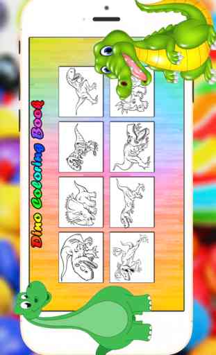 coloriage enfant jeux de dinosaure livre gratuit 2