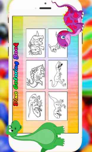 coloriage enfant jeux de dinosaure livre gratuit 3