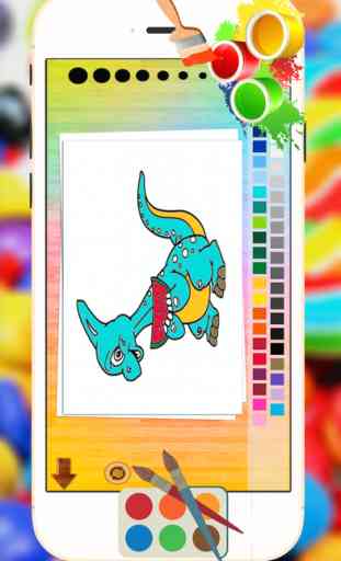 coloriage enfant jeux de dinosaure livre gratuit 4