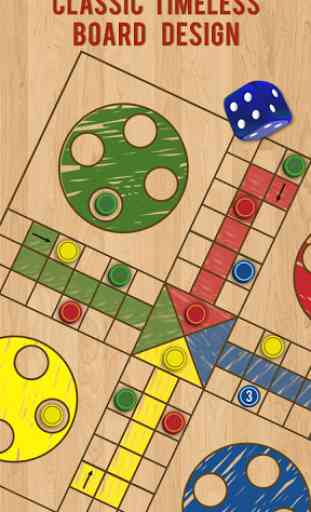 Ludo Parchis Classic Woodboard 3