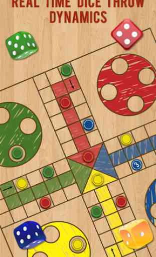 Ludo Parchis Classic Woodboard 4