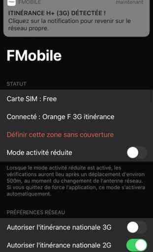 FMobile 1.4 pour iOS 12 1