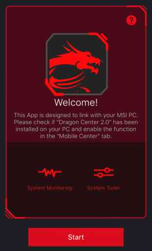 MSI Dragon Dashboard 2.0 1