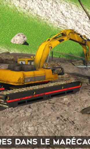Amphibie Excavatrice Simulator: Construction Crane 3