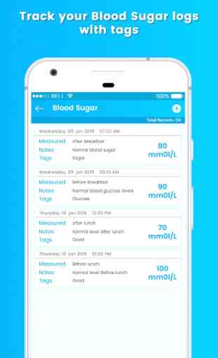 Blood Sugar Log – Diabetes Tracker 4