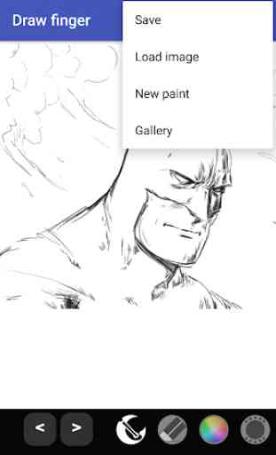 Draw finger (painter) 1