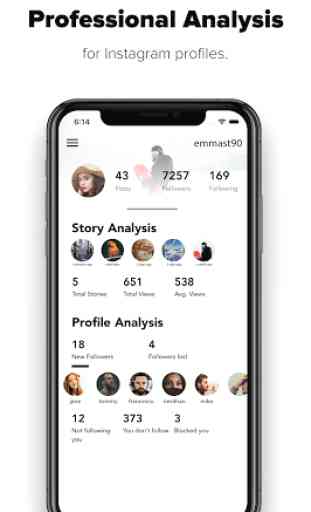 iAssistant Followers Analysis for Instagram 1