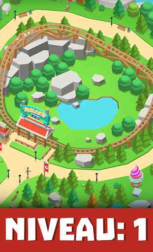 Idle Theme Park - Jeu Magnat 1