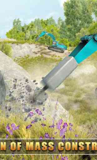 Le sable Excavatrice Grue - Ville Expansion Sim 2