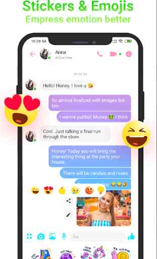Messenger SMS for text - Dual Space - Dual App 4
