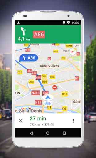 Navigation pour Google Maps Go 1