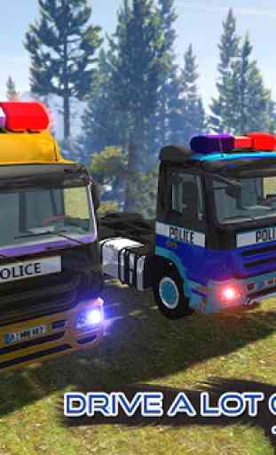 NOUS police remorquer camion transport simulateur 4