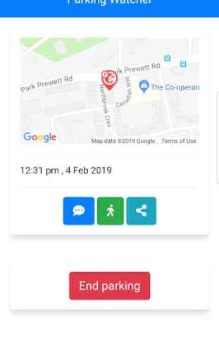 Parking Watcher - Find parking and park your car 2