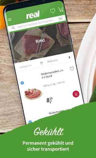 real Lebensmittel - Die Lebensmittelshop-App 3