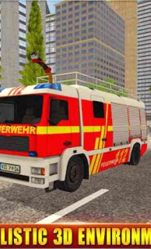 Sapeur Pompier Simulateur 2018: Pompier Camion 1