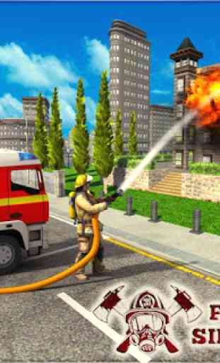 Sapeur Pompier Simulateur 2018: Pompier Camion 3