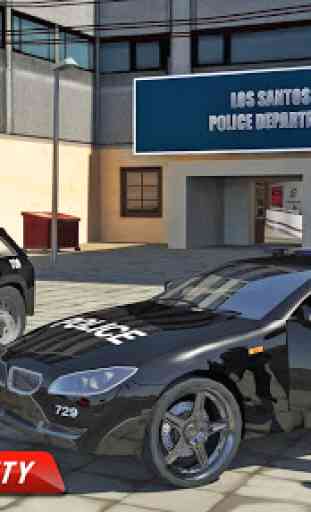 Simulateur de voiture de police - Police Car Sim 4