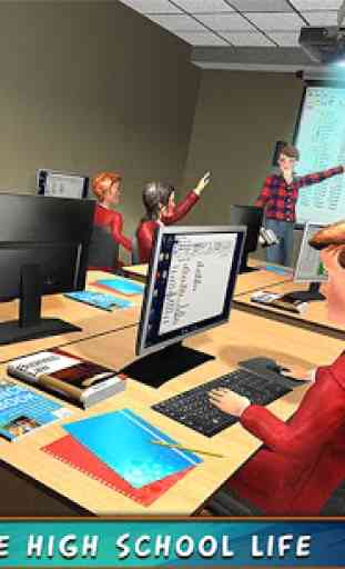 simulateur haute écolière: jeu la vie virtuelle 3D 4