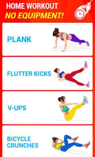 Six Pack Abs Workout 30 Day Fitness: HIIT Workouts 2