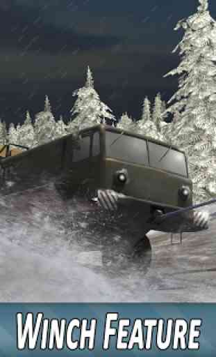 Winter Timber Truck Simulator 3