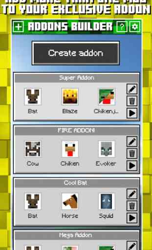 Addons Builder pour Minecraft PE 3