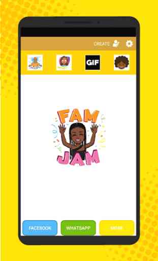 AfroMoji: African Afro Emoji Stickers Black 2
