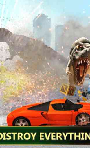 Angry Dinosaur Simulator Games: City Attack 3D 1