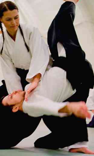 Apprenez l'aïkido et l'autodéfense. arts martiaux 1