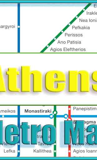 Athens Metro Map Offline 1