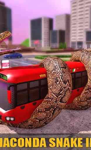 attaque de la ville de serpent anaconda en colère 3